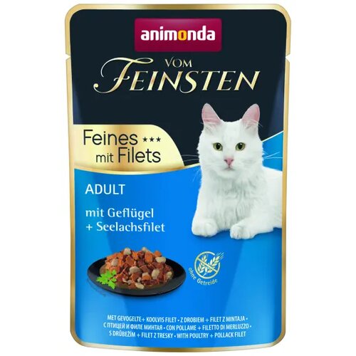 Animonda Vom Feinsten Adult Tasty Choice Mačka – Živina i File Oslića 85g Cene