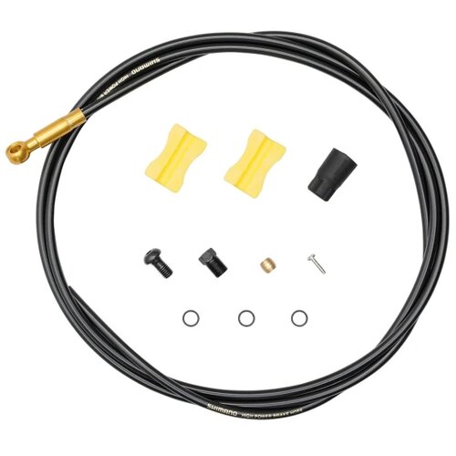 Shimano crevo za hidrauličnu kočnicu SMBH90SBLS saint 1700MM black straight connect type blnot assembled w/connecting unit indpack ISMBH90SBLSL170 Slike