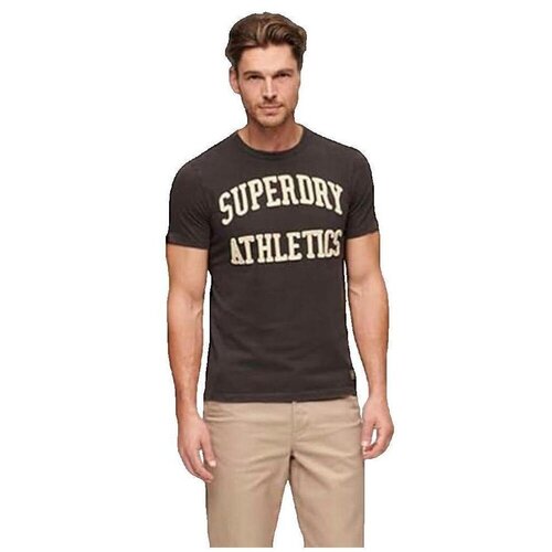Superdry Majice s kratkimi rokavi T-shirt Vintage Athletic manches courtes Črna Cene