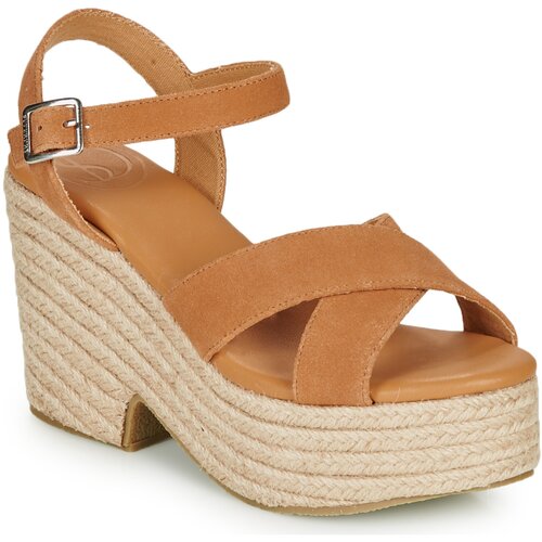 Superdry HIGH ESPADRILLE SANDAL Smeđa Slike