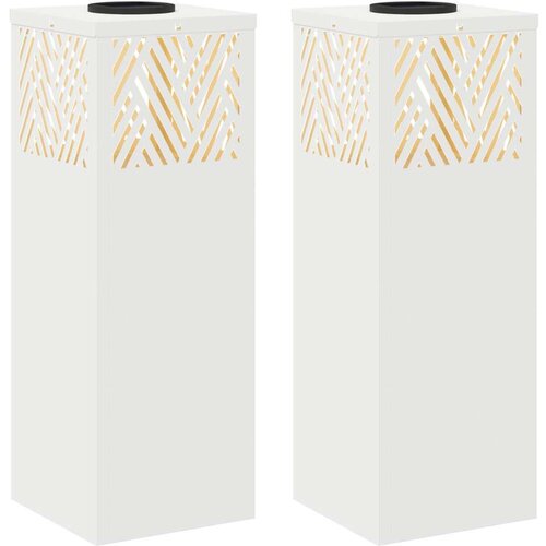  Solarna LED svjetlost za stazu Riblja kost 2 pcs Bijelo Slike