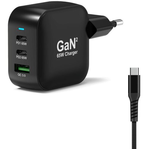 Port Polnilec GAN PRO USB-C 65W GAN + KABEL 2M, (5000217035) Cene