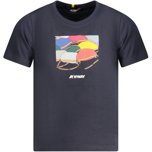 K-Way SHORT SLEEVE T-SHIRT CHILDREN BLUE Slike
