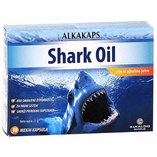 Alkakaps shark oil 500 mg 30 kapsula Cene