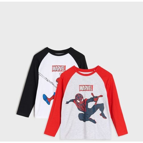 Sinsay Paket od 2 majica s dugim rukavima Spider-Man Slike