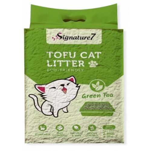 Signature7 cat posip green tea tofu 2.5Kg Slike