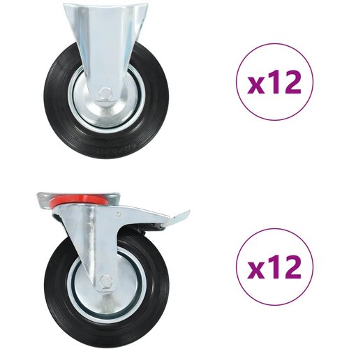 Kotačići 24 kom 200 mm Slike