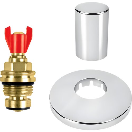 Rosan gornji deo uzidnog ventila sa kapom i kliznom rozetom (abs) 1/2&amp;quot; PGD1612B Slike
