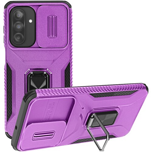 AVIZAR Ohišje za Samsung Galaxy A26 Ring Support Pokrov kamere, Vijolična, (5000011221) Cene