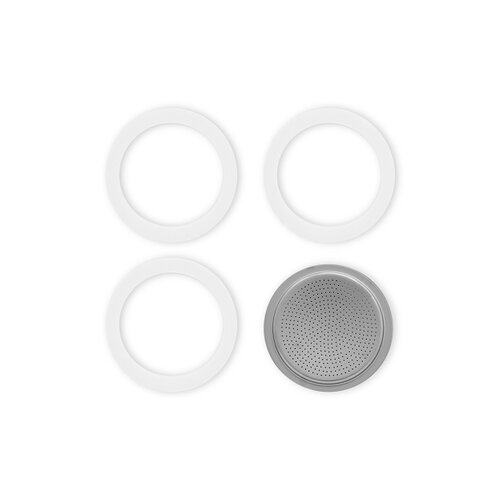 Bialetti rezervni del tesnilo / filter - za 3-4 skodelice alu + 2 skodelici brikka Slike