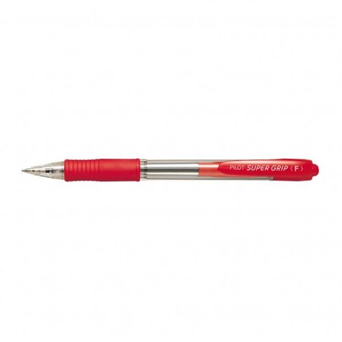  Hemijska olovka pilot super grip crvena 154652 Cene