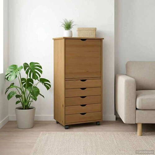  Gležnji kabinet s kolesom Medeno rjava 53 x 39 x 103 cm, (5000263237) Cene