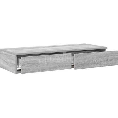  Siva ladica za krevet Sonoma 80x36 5x16 5 cm Konstruirano drvo Slike