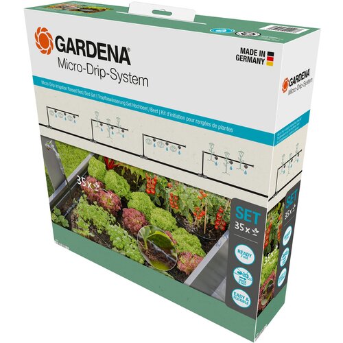  Micro-Drip-System set za navodnjavanje kap po kap podignuta gredica/gredica (35 biljaka) micro-drip sustav kompletan set za navodnjavanje 13 mm (1/2&amp;#039;&amp;#039;) &amp;Oslash; 13455-20 Slike
