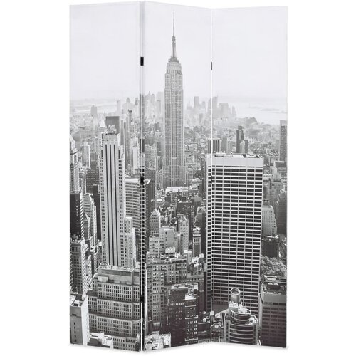 VidaXL Sklopiva sobna pregrada sa slikom New Yorka danju 120 x 170 cm Slike