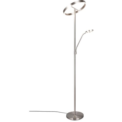  LED stoječa svetilka v srebrni barvi (višina 180 cm) Willis – Cene