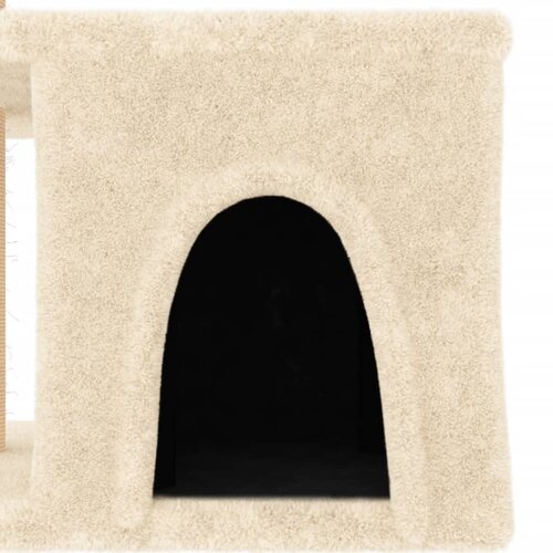  Penjalica za mačke sa stupovima za grebanje krem 48 cm Slike