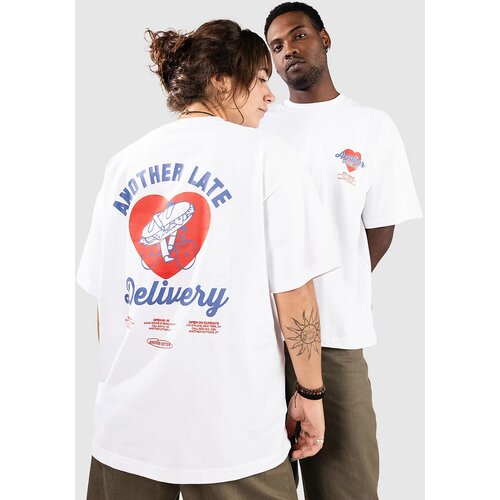 Another Cotton Lab Late Delivery T-shirt white Cene