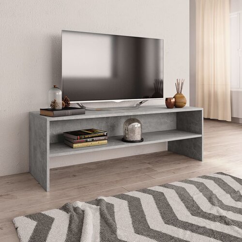 Furnova TV omarica betonsko siva 120x40x40 cm inženirski les, (21924136) Cene