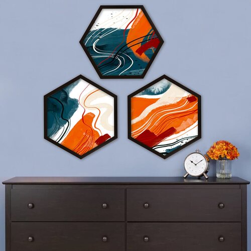 Wallity uramljena slika 6GEN5193785, 35x35 cm, 3 dela Slike