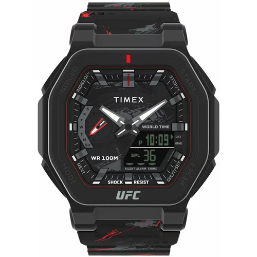 Timex Ročna ura TW2V85300 Črna