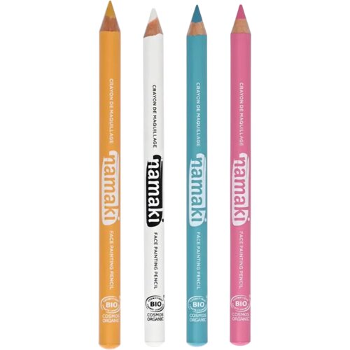  Set of 4 Face Painting Slim Pencils - žuta/bijela/tirkizna/ružičasta Cijene