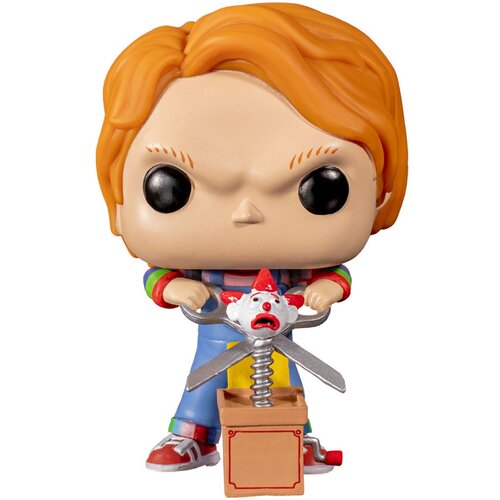 Funko bobble figure child&amp;#039;s play 2 pop! - chucky with buddy &amp;amp; giant scissors Slike