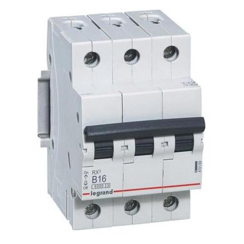 Legrand 3-fazni automatski osigurač RX3 3P B 16A 6000A Slike