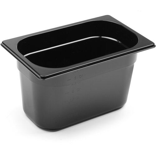 Hendi gn 1/4 catering posoda iz črnega polikarbonata 265x162x150mm 4L 862612, (21383998) Cene