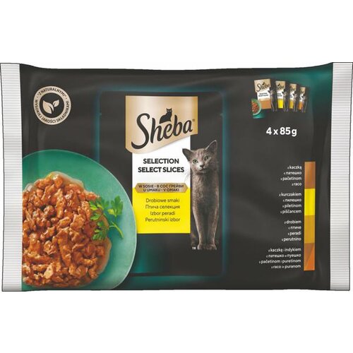 Sheba s peradi u umaku 4x85g Cene