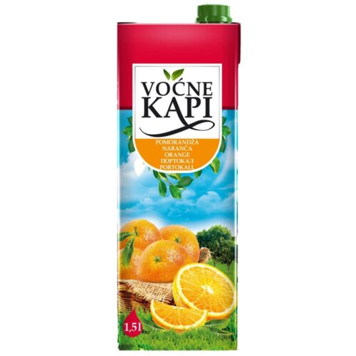 Voćne Kapi sok pomorandža 1.5L pet Cene