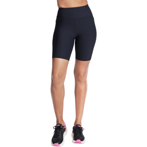 Skechers Hlače 3/4, 7/8 Go Flex Rib High Waisted 8 Inch Bike Short Črna Slike