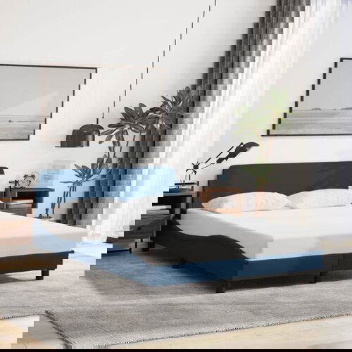 Furnova Posteljni okvir z vzglavjem brez vzmetnice 140x200 cm blago, (21939170) Slike