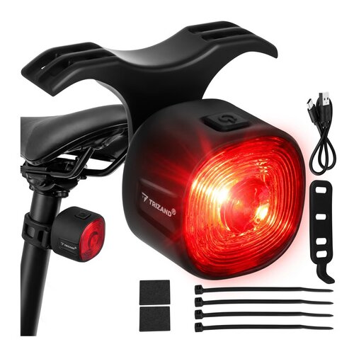  Zadnja kolesarska luč &ndash; rdeča LED, USB‑C, 6 načinov, IP66 Cene