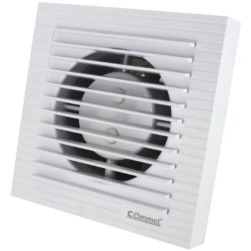 Commel Ventilator 100 (&amp;Oslash; 100, 12 W, bel, z loputo, pretok zraka do 130 m3/h, 34 dB) Slike