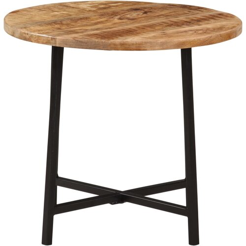 Maison Chic Klubska mizica - kavna mizica - Nizka mizica 45x45x40 cm trden mangov les in železo, (21754435) Slike