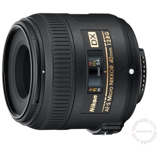 Nikon Objektiv AF-S DX MICRO-NIKKOR 40mm f/2.8G ED Slike