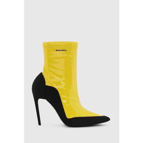 Diesel Shoes - SLANTY DSLANTY ABH ankle boot yellow-black