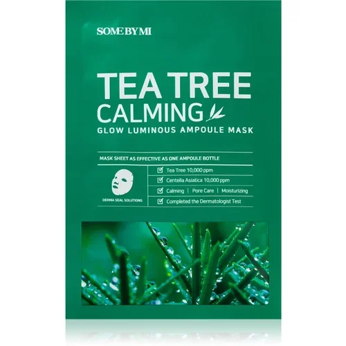 SOMEBYMI Glow Luminous Tea Tree Calming umirujuća sheet maska za problematično lice 25 g