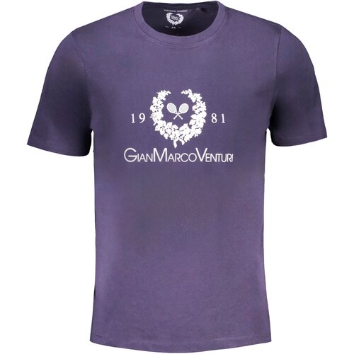 Gianmarco Venturi MEN&#39;S SHORT SLEEVED T-SHIRT BLUE Cene