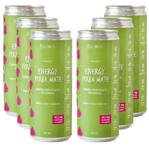 Malinca naravna energijska pijača brusnica 5+1 gratis Cene