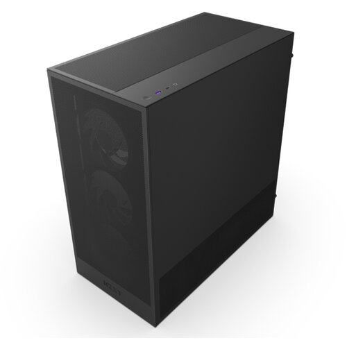NZXT H5 Flow Black RGB mini-ITX, Micro-ATX, ATX, Mid-tower, 4x F120Q Fans Slike