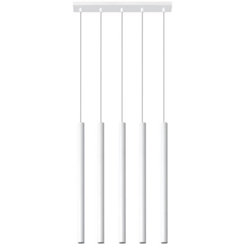 Sollux SL.0468 - visilica na sajli PASTELO 5xG9/8W/230V bela Cene