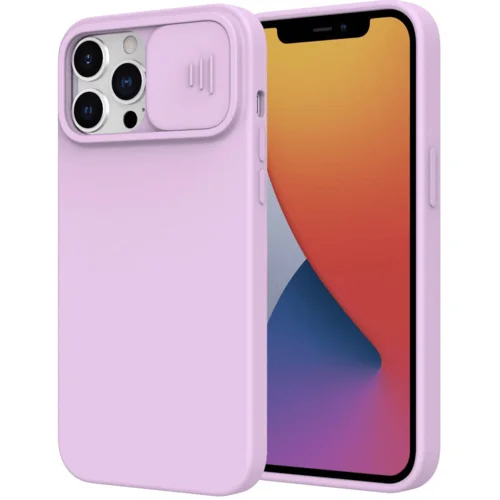 Onasi Lens Cover silikonski ovitek zaščita za iPhone 16 Pro - vijola