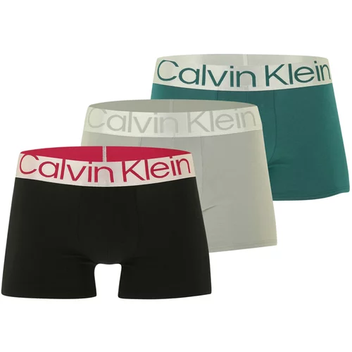 Calvin Klein Underwear Boksarice siva / petrol / rdeča / črna