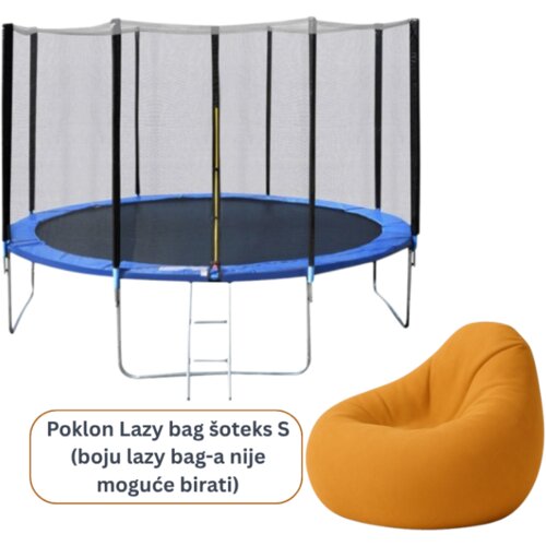 Olimp Sport Trambolina 396 cm sa ogradom,mrežom,merdevinama+poklon Lazy bag S veličina Cene