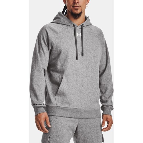 Under Armour Sweatshirt UA Rival Fleece Hoodie-GRY - Men Cene