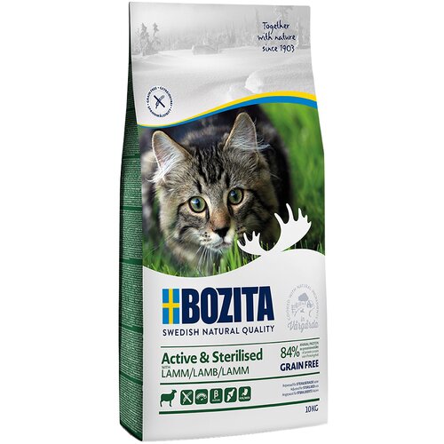 Bozita Grainfree Active & Sterilised z jagnjetino - Varčno pakiranje: 2 x 10 kg Cene