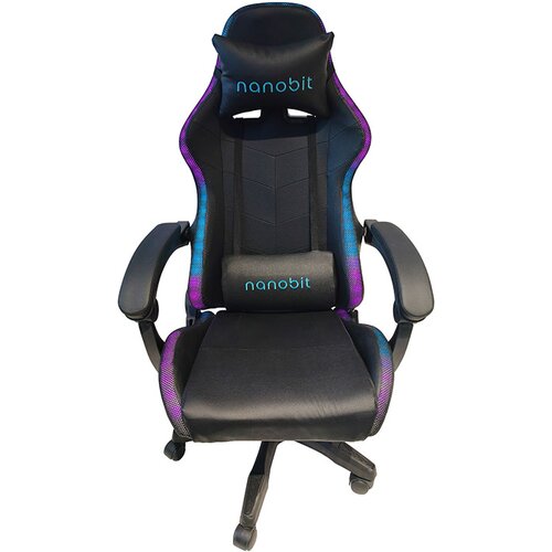 Nanobit Gaming stolica NB402 RGB crna Cene