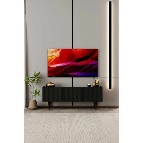 Hanah home TV komoda Capella 120, 120 cm, crna Cene